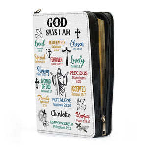 What God Says About You - Scripture Gifts For Women Of God - Personalized Bible Covers - AT4080603