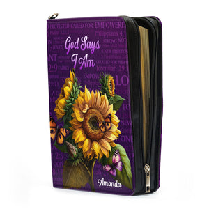 What God Says About You - Thoughtful Gift For Christians - Personalized Bible Covers - AT4081317