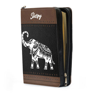 Elephant May The Lord Make His Face Shine On You - Thoughtful Gift For Christians - Personalized Bible Covers - AT4081453