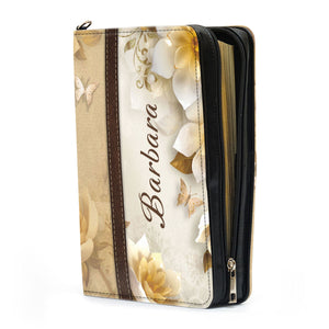 You Are Protected Beautiful Flower - Unique Personalized Bible Covers - AT4081414