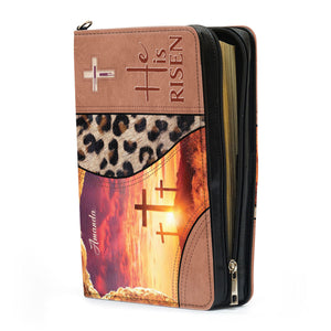 He Is Risen - Beautiful Personalized Bible Covers - AT4081424