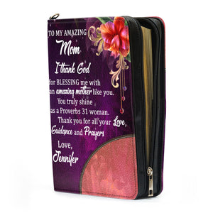 To My Amazing Mom - Unique Personalized Bible Covers - AT4081443