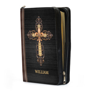 Be Strong And Let Your Heart Take Courage - Beautiful Personalized Bible Covers - AT4082464