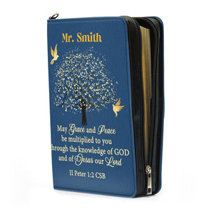 Grace And Peace - Thoughtful Gift For Christians - Personalized Bible Covers - AT4082413