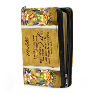 I Will Advise You And Watch Over You - Beautiful Personalized Bible Covers - AT4080827