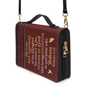 For I Am Not Ashamed Of The Gospel - Personalized Bible Covers - AT4081332