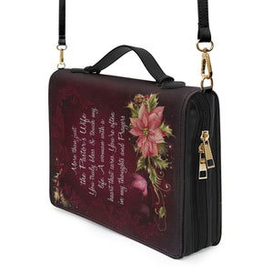 More Than Just The Pastor's Wife Flower And Cross - Scripture Gifts For Women Of God - Personalized Bible Covers - AT4082427