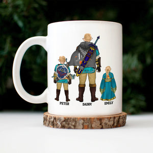 Zelda The Legend Dad Ever - Gift For Father's Day - Personalized Ceramic Mug