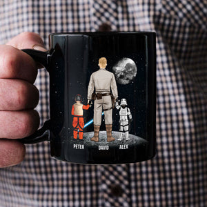 Star War The Galaxy Of Me And My Dad - Gift For Father's Day - Personalized Ceramic Mug