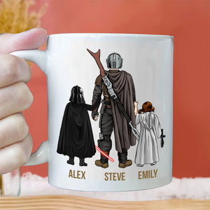 Star War The Definition Of A Dadalorian - Gift For Father's Day - Personalized Ceramic Mug