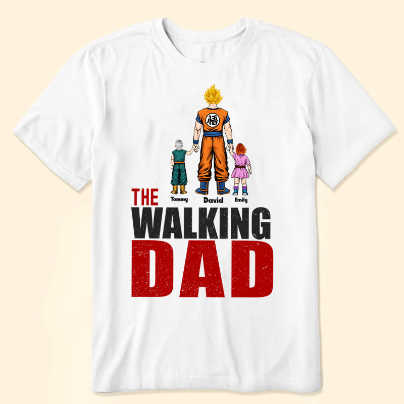 The Walking Dad Ver.2 - Gift For Father, Dad - Personalized TShirt