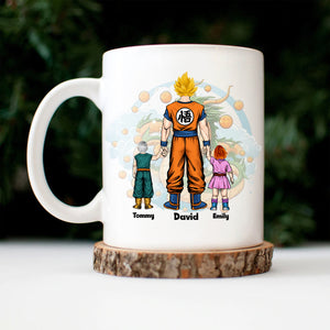 Happy Father's Day From Your Warriors - Gift For Dad - Personalized Ceramic Mug