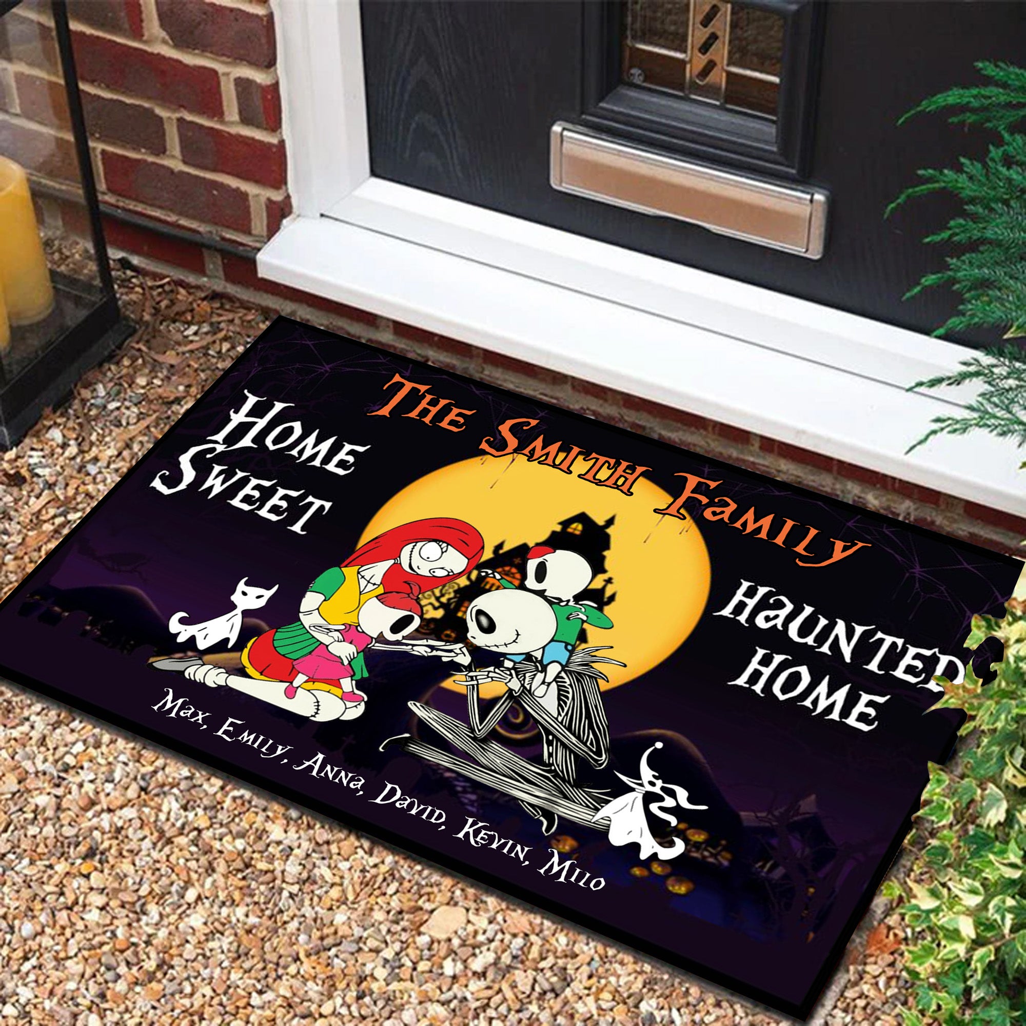 Home Sweet Haunted Home - Personalized Door mat - CL14 NA94