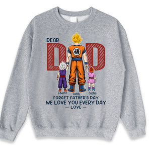 Dragon Ball Love You Everyday Dad - Gift For Daddy, Grandfather - Personalized TShirt CL03