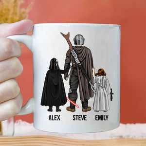 Star War Galaxy Dad We Are Your Children - Gift For Father's Day - Personalized Ceramic Mug