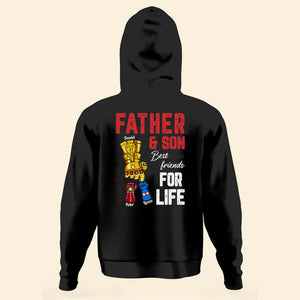 FamilyStore Father Son Best Friends For Life - Gift For Dad, Grandfather - Personalized Shirt