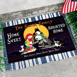 Home Sweet Haunted Home - Personalized Door mat - CL14 NA94