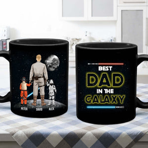 Star War The Galaxy Of Me And My Dad - Gift For Father's Day - Personalized Ceramic Mug