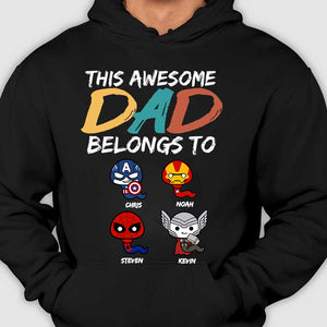 I'm Their Awesome Dad - Gift For Dad - Personalized TShirt