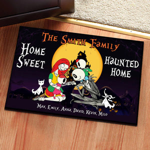 Home Sweet Haunted Home - Personalized Door mat - CL14 NA94