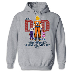 Dragon Ball Love You Everyday Dad - Gift For Daddy, Grandfather - Personalized TShirt CL03