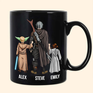 Best Dad In The Galaxy - Gift For Father's Day - Personalized Ceramic Mug