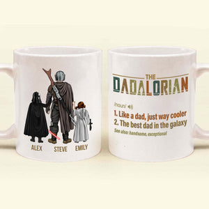 Star War The Definition Of A Dadalorian - Gift For Father's Day - Personalized Ceramic Mug