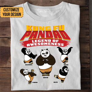 Kungfu Panda The Legend Of Awesomeness - Gift For Family, Dad And Kids - Personalized TShirt NA94