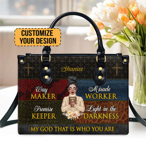 My God That Is Who You Are - Personalized Leather Bag - CLGOD01 PT