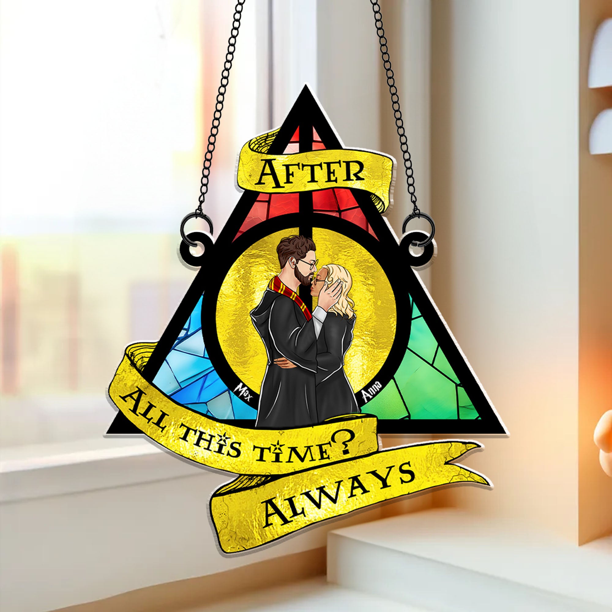 Harry Potter After All This Time Always Wizard Couple - Gift For Couple - Personalized Window Hanging Suncatcher Ornament - CL20 NH96