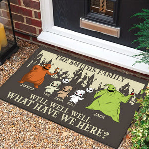 Well Well Well What Have We There Happy Halloween - Personalized Door Mat - NA94