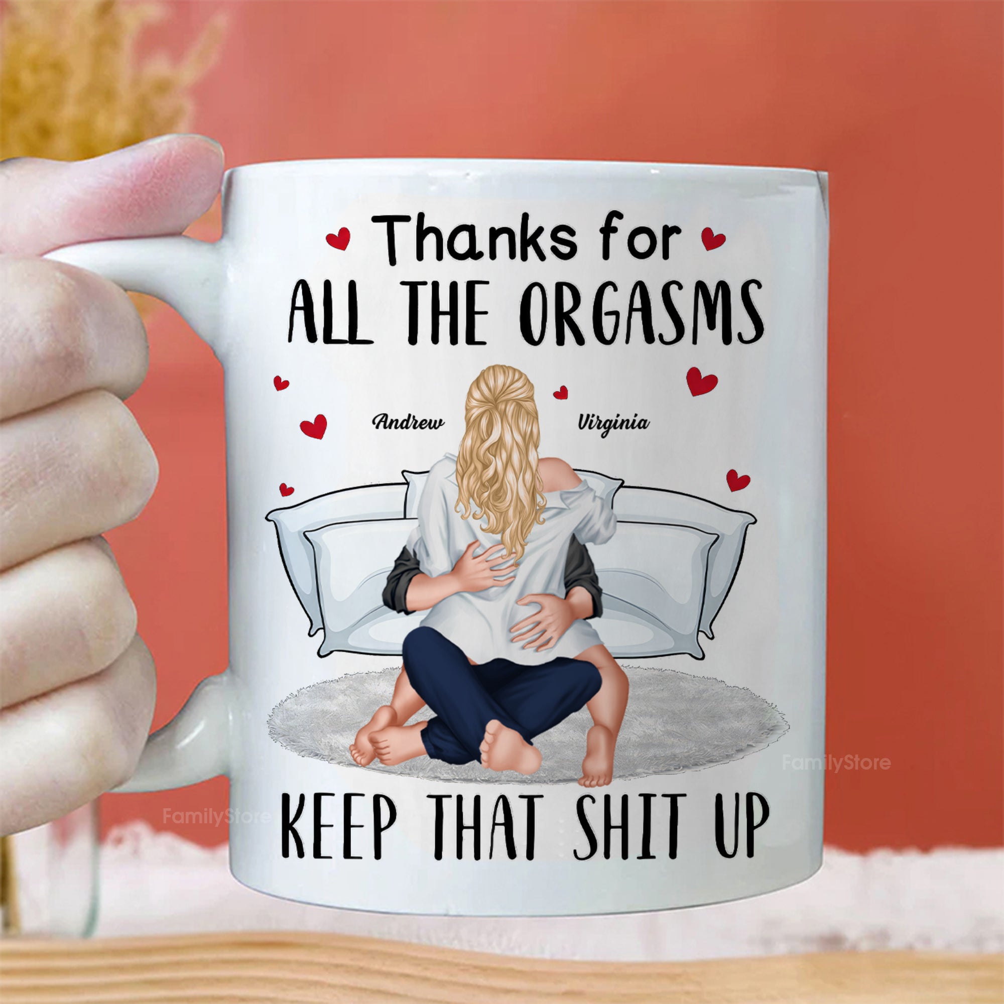 Turns Out I Like You A Lot More Than I Had Originally Planned - Personalized Ceramic Mug - Gift For Couple, Husband Wife, Anniversary, Engagement, Wedding, Marriage Gift - CL28 NH96