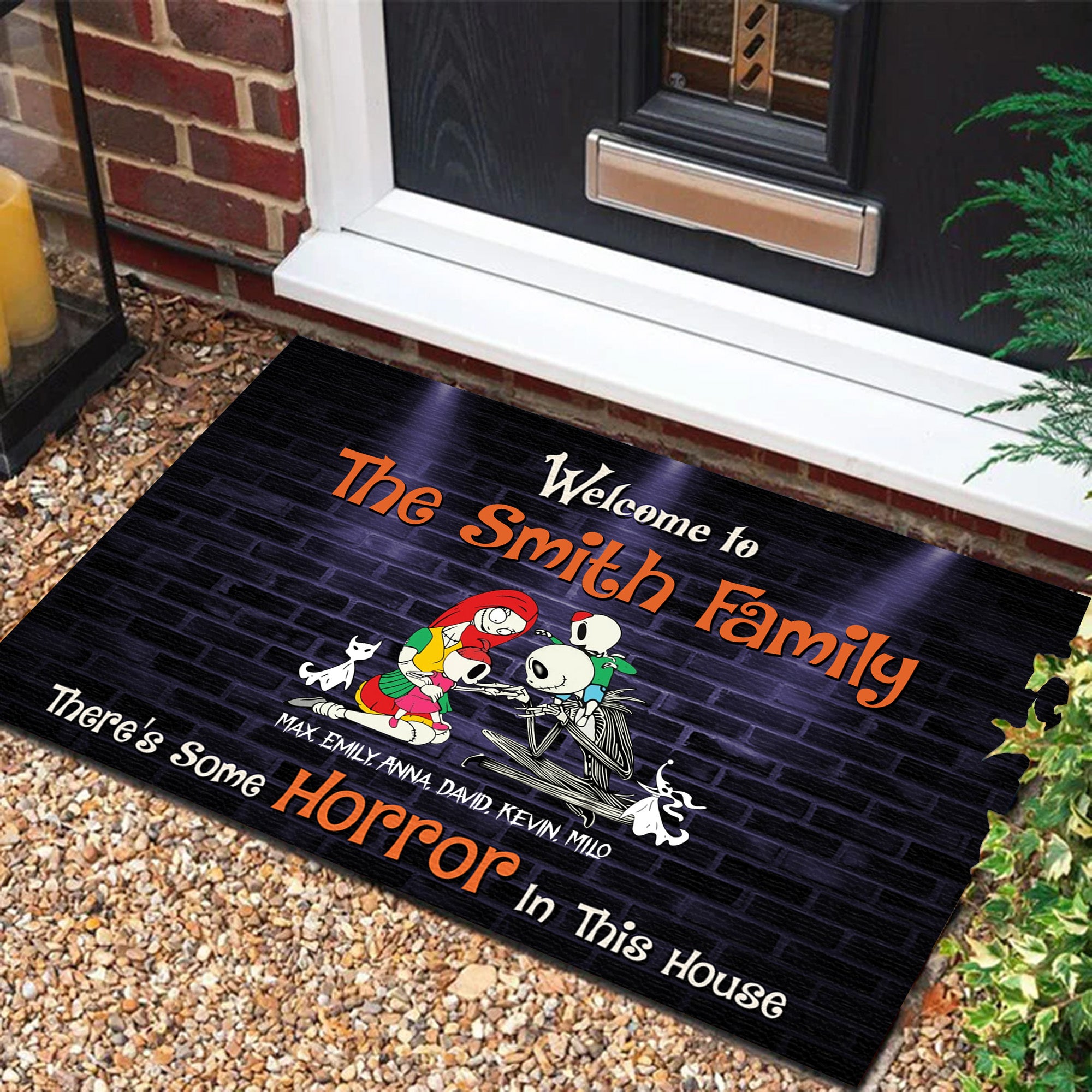 There Is Some Horror In This House - Personalized Door Mat - CL14 NA94