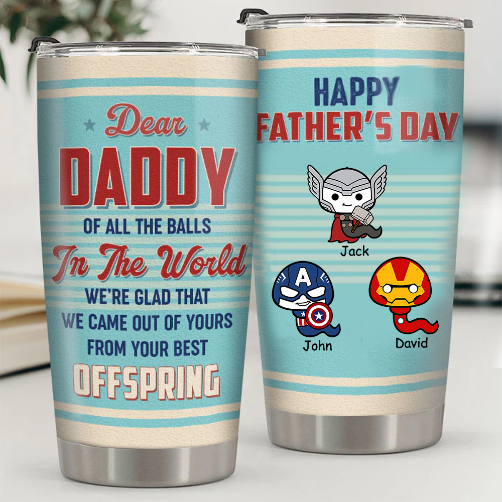 It Is Amazing To Be Your Kids - Gift For Father's Day, Gift For Dad - Personalized Tumbler