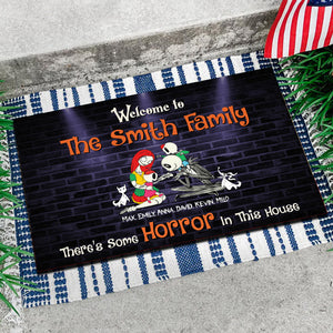 There Is Some Horror In This House - Personalized Door Mat - CL14 NA94