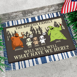 Well Well Well What Have We There Happy Halloween - Personalized Door Mat - NA94