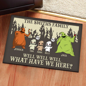 Well Well Well What Have We There Happy Halloween - Personalized Door Mat - NA94