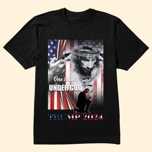 Avis89 One Nation Under God Trump 2024 - Unisex Shirt