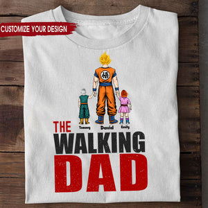 The Walking Dad Ver.2 - Gift For Father, Dad - Personalized TShirt