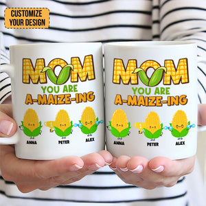 Mommy You're Amazing We Love You So Much - Gift For Mom - Personalized Ceramic Mug - NA94