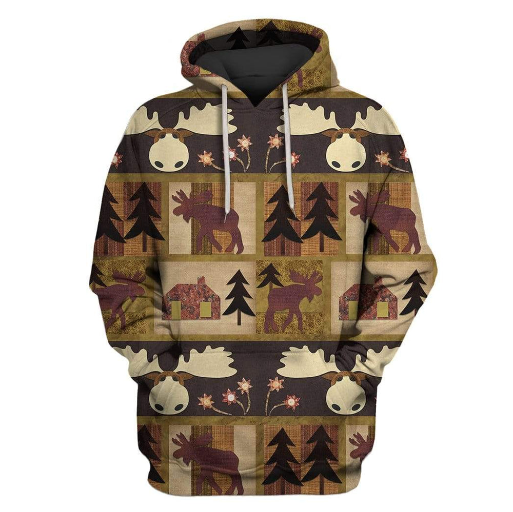 Moose Hoodie For Men And Women