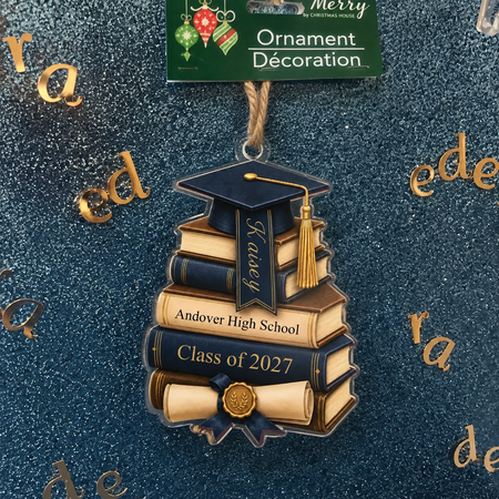 Review by Jennifer Moore - Class Of 2027 Graduation Keepsake Gift For Senior - Personalized Acrylic Ornament