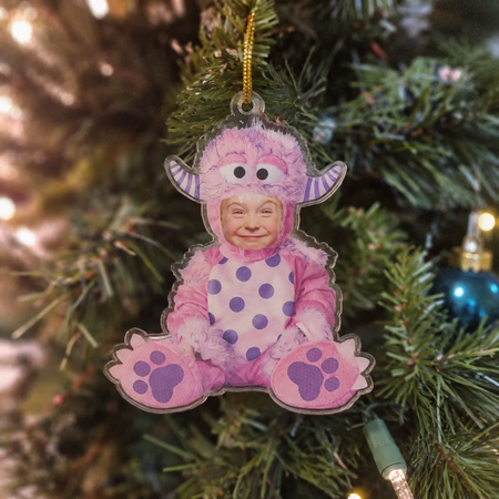 Review by Linda Parker - Cute Baby Monster - Personalized Acrylic Photo Ornament