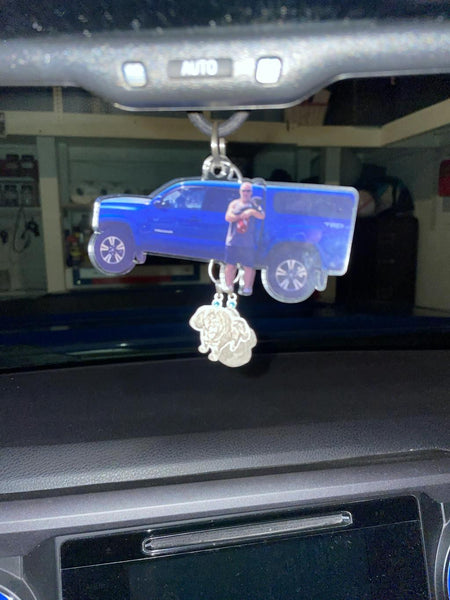Review by Michael C. - Custom Photo Christmas Car Gift For Family - Personalized Acrylic Photo Ornament