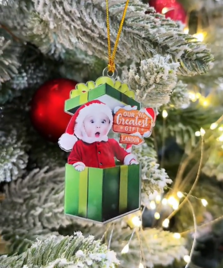 Review by Sarah J. - Our Greatest Gift - Gift For Family - Personalized Acrylic Ornament