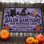 salem sanctuary for wayward cats ferals and familiars welcome personalized doormat 2