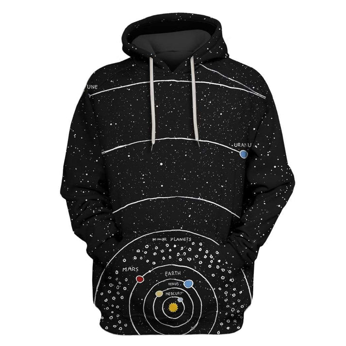 Solar System Hoodie For Men And Women