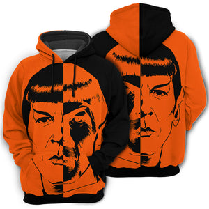 Halloween Star Trek Spock Two-Faced Hoodie