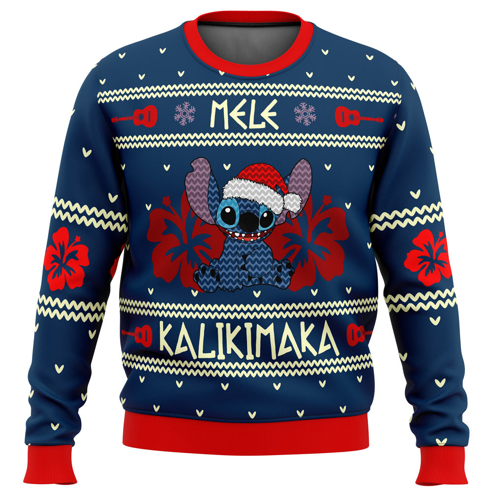 Stitch Mele Kalikimaka - Ugly Christmas Sweater