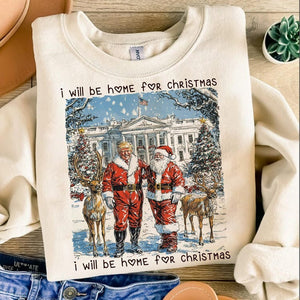 Trump I'll Be Home for Christmas  - Unisex Shirt